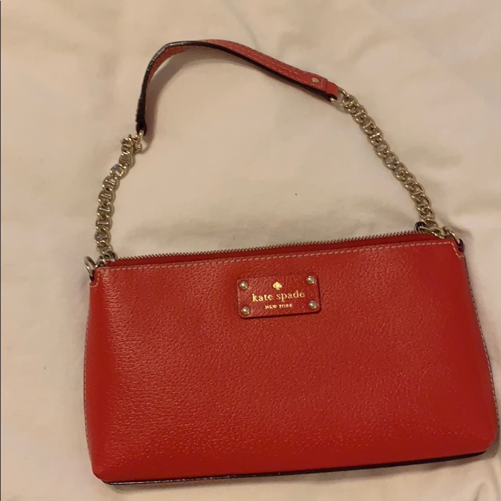 red kate spade purse